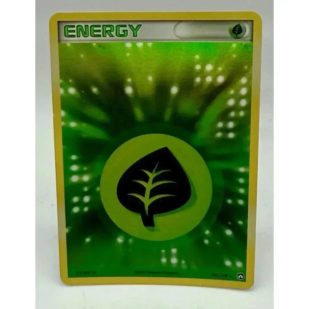 Grass Energy Holo 103/108 EX Power Keepers 2007‎ Pokemon TCG LP